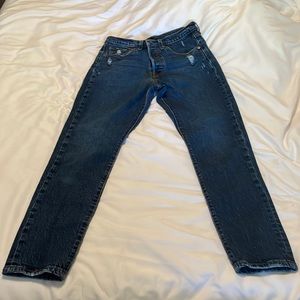 Levi's 501 Skinny Jeans, Size: W 27/L 28